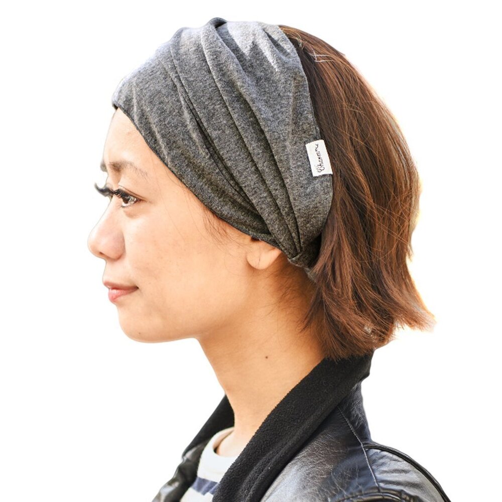7563 Organic Cotton Headband Pre-Tied Bandana - Hairband Chemo Head Bands